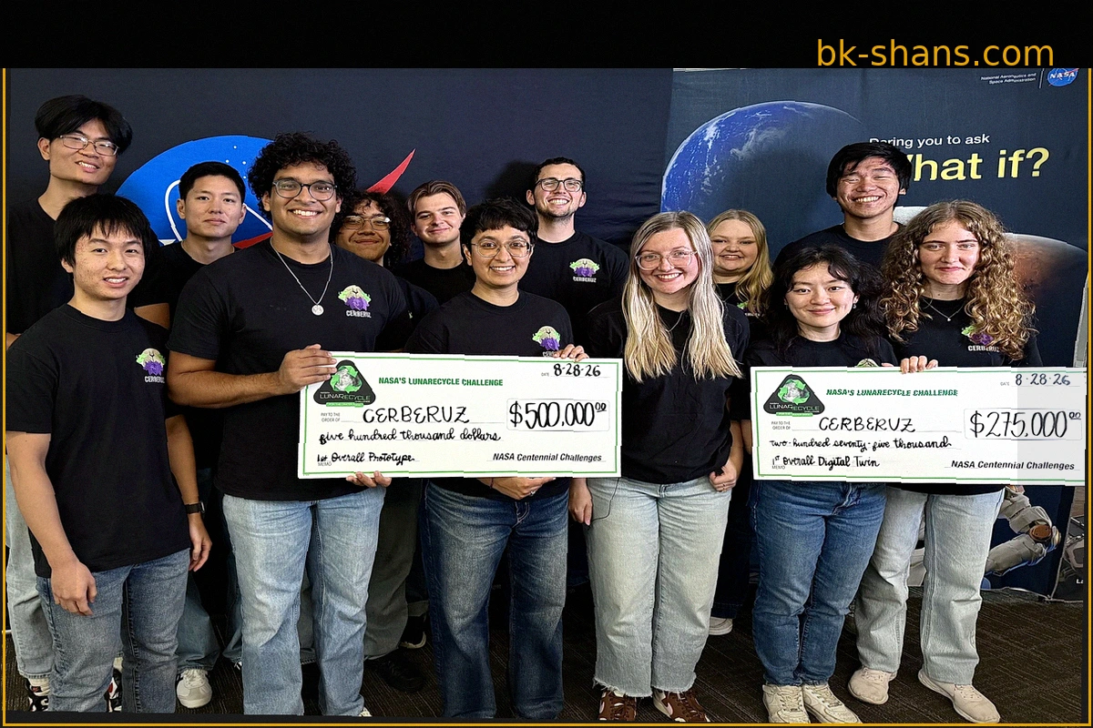 NASA наградила победителей второго этапа конкурса LunaRecycle Challenge