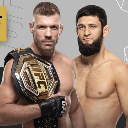 Титульный бой среднего веса: Дрикус дю Плесси против Хамзата Чимаева на UFC 319