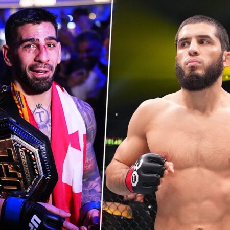 Легенда UFC призывает Илью Топурию подняться в полусредний вес, чтобы добиться боя с Исламом Махачевым