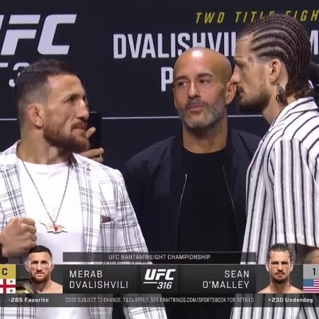Бывший чемпион UFC: О’Мэлли остановит Двалишвили на UFC 316