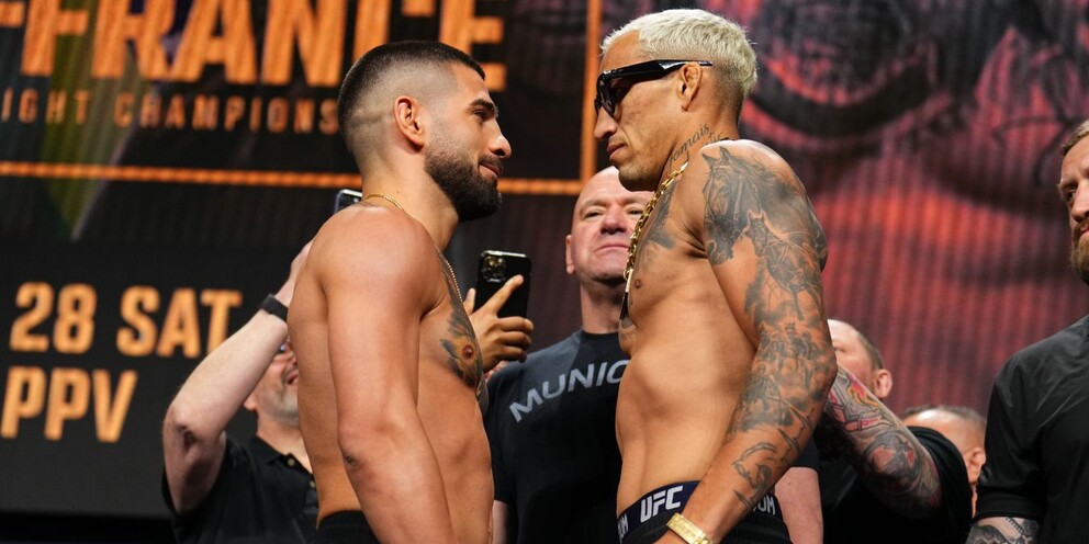 Preview Илия Топурия и Чарльз Оливейра обменялись словами на Faceoff перед UFC 317