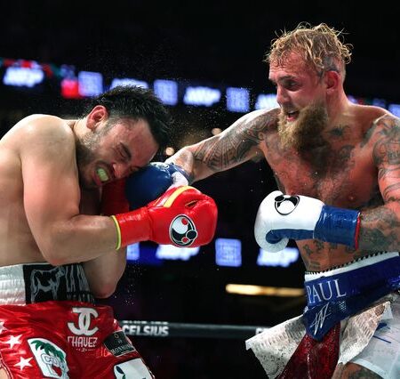 Джейк Пол против Хулио Сезара Чавеса-младшего: Ход боя раунд за раундом