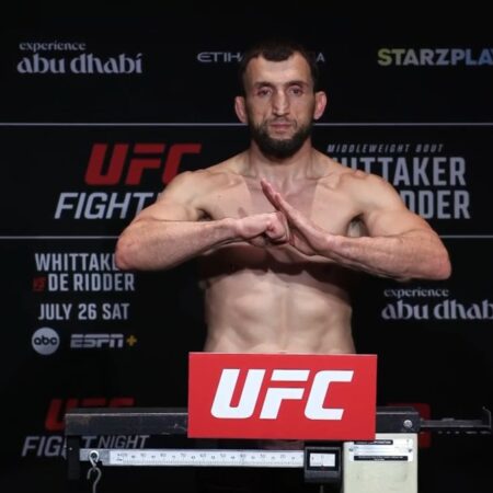 UFC Nashville: Официальное взвешивание и полные результаты