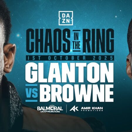 Брэндон Глэнтон против Маркуса Брауна: Время боя, расписание, где смотреть