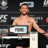 Взвешивание UFC 320: Мераб Двалишвили успешно уложился в вес после напряженной ситуации