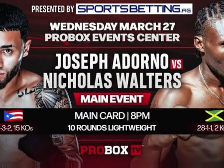 Джозеф Адорно против Альберто Гевары: Дата, Время, Кард Боев, Место Проведения