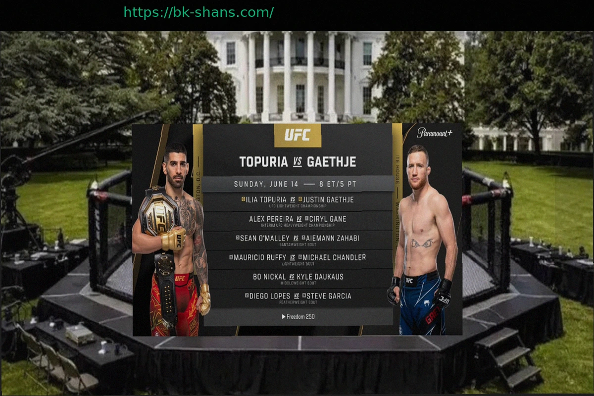 Preview Реакции бойцов UFC на предстоящий турнир в Белом доме: Илия Топурия, Джастин Гейджи и другие