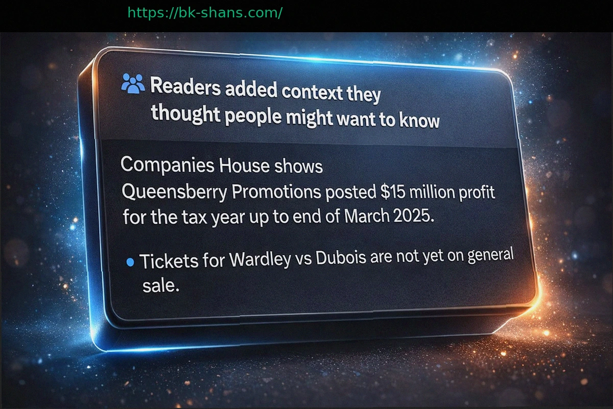 Preview Публикация Ring Magazine со «слухом» о Queensberry вызвала Примечание сообщества на X