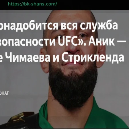 Комментатор UFC: Бой Чимаева со Стриклендом потребует усиленной службы безопасности