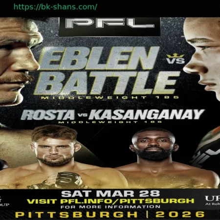 Предварительный обзор PFL Pittsburgh: Эблен стремится реабилитироваться в поединке против Баттла