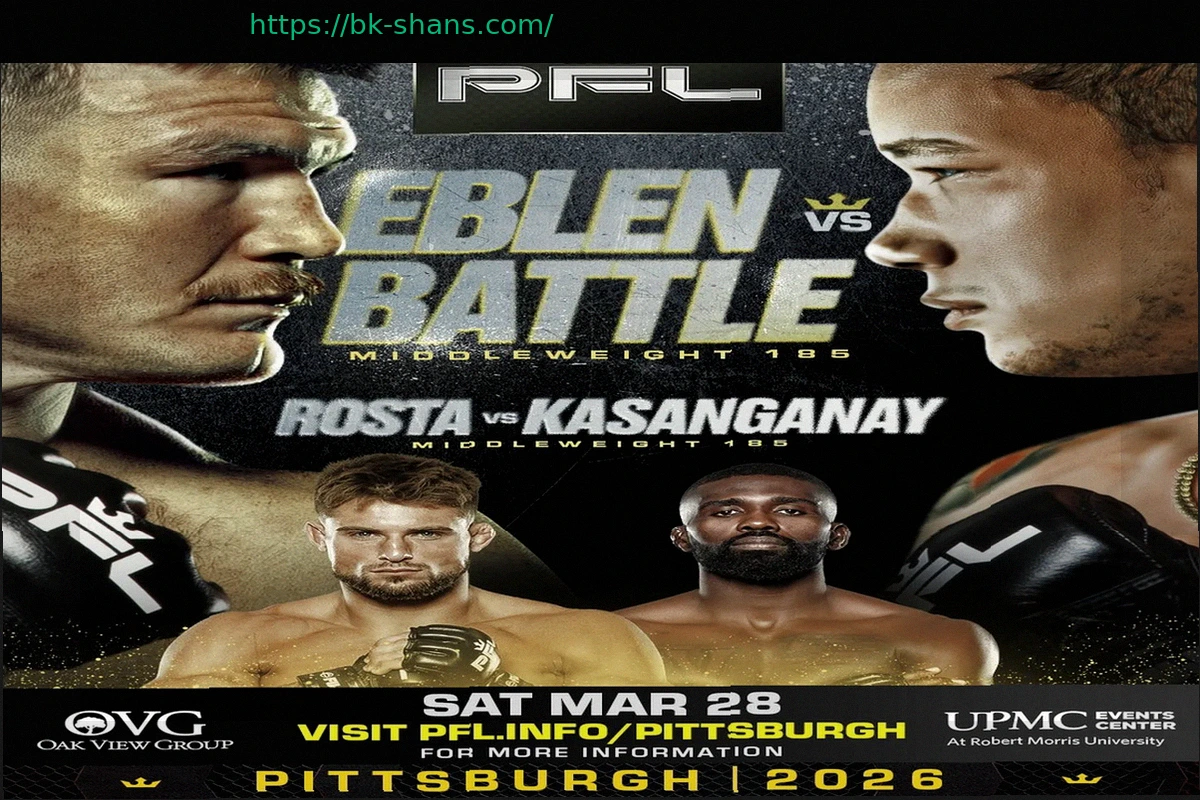 Preview Предварительный обзор PFL Pittsburgh: Эблен стремится реабилитироваться в поединке против Баттла