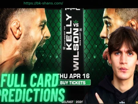 Как посмотреть PFL Belfast: Kelly vs. Wilson на ESPN