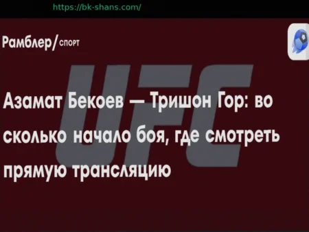 UFC Vegas 115: Прямая трансляция и способы просмотра онлайн