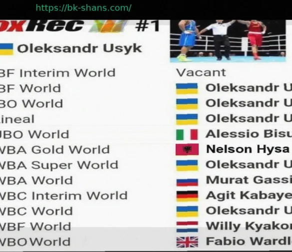 Бокс: Шесть «Чемпионов Мира» в Тяжелом Весе и Проблемы Титулов