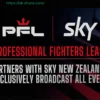 Профессиональная лига бойцов (PFL) и Sky NZ заключили эксклюзивное соглашение о трансляции на 2026 год